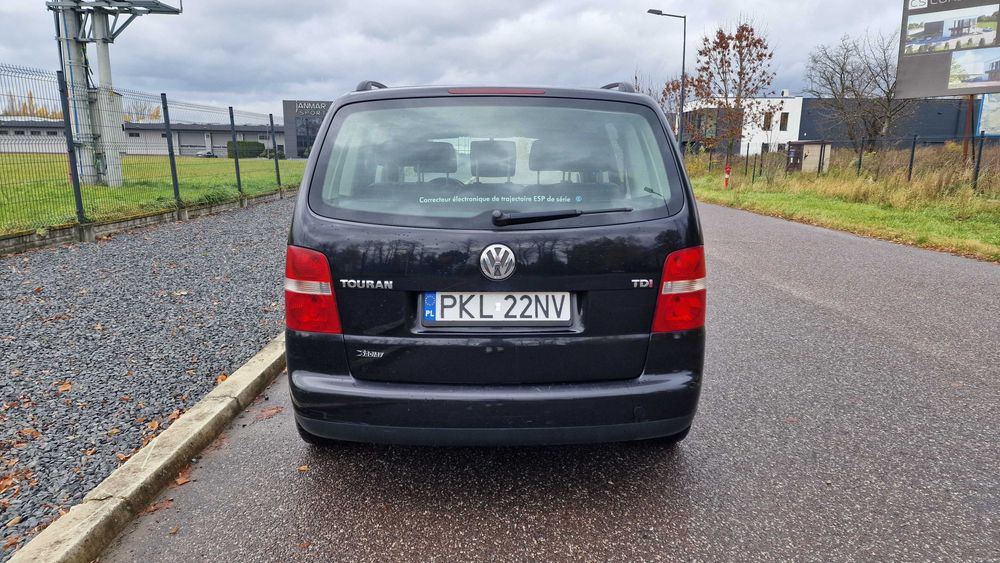 Volkswagen Touran 1.9 TDi NOWE SPRZĘGŁO105KM 2004r Klima 1wł od 12 lat