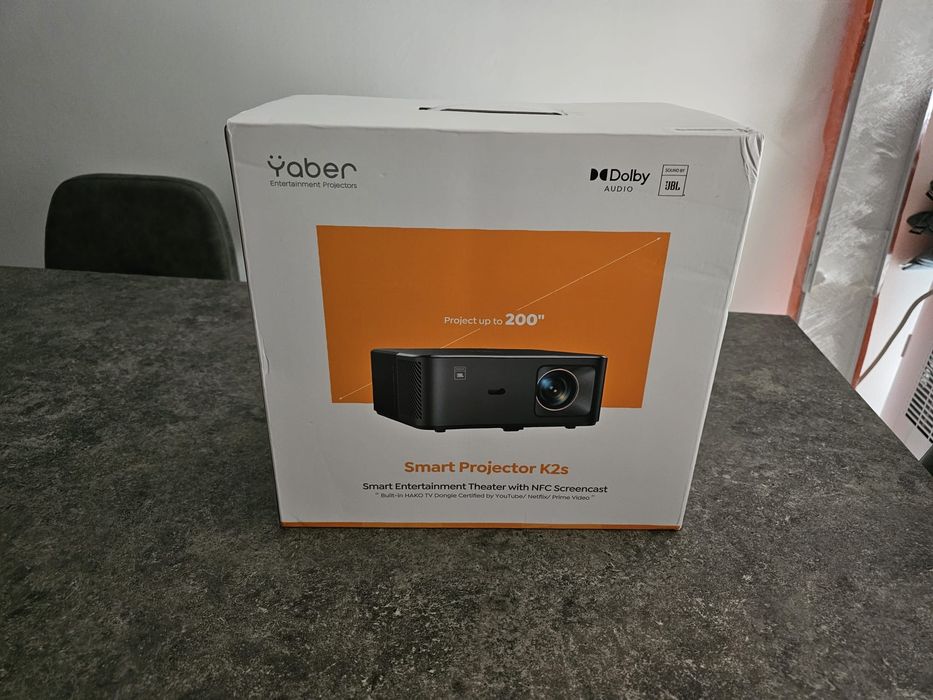 Projetor Yaber K2S, 800ANSI/Android/JBL/NFC63824708702081120