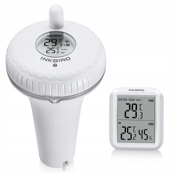 INKBIRD IBS-P01R Bezprzewodowy pływający termometr do basenu z monitorem
