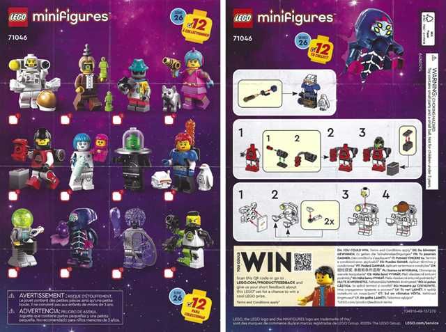 Lego Minifigures/Minifiguras Serie 25 e 26
