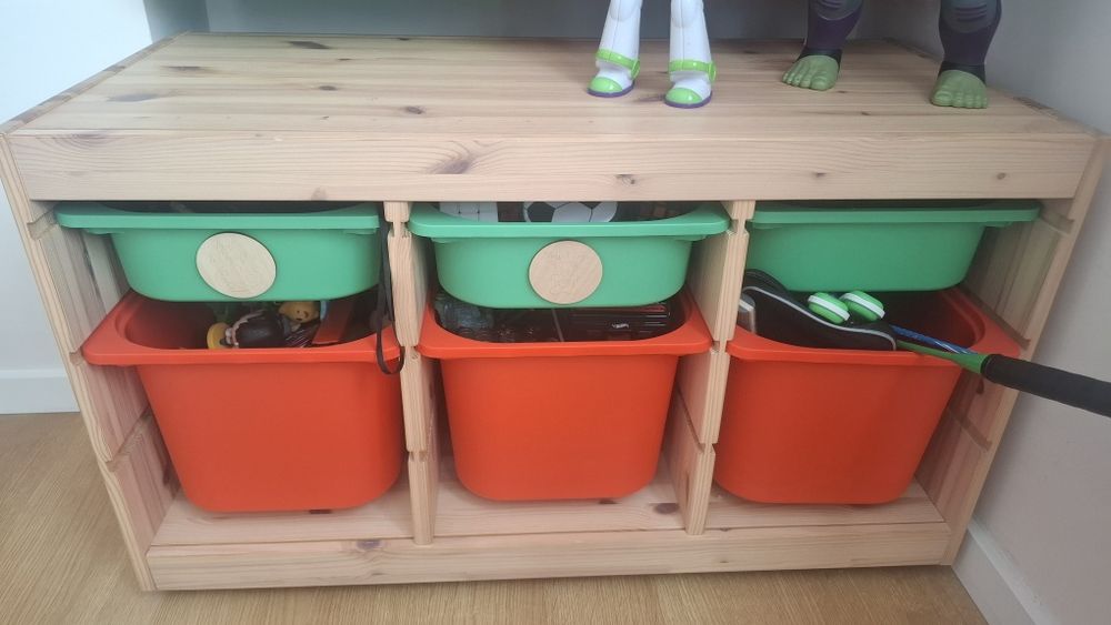 Móveis de arrumação de brinquedos
