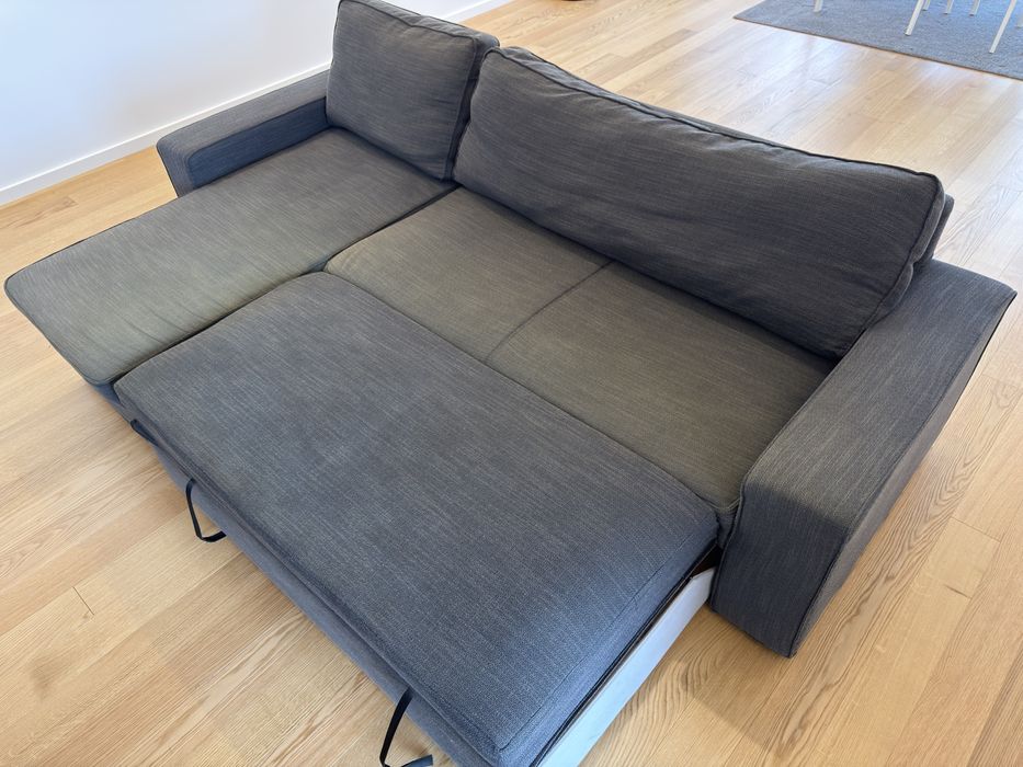 Sofá-cama com Chaise Longue para 3/4 pessoas