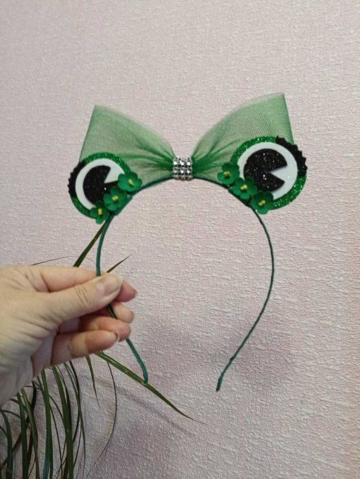 обруч жабка новий до костюма жабка