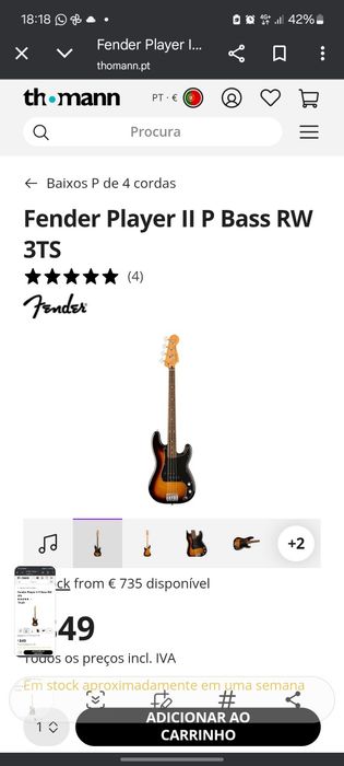 Baixo fender precision