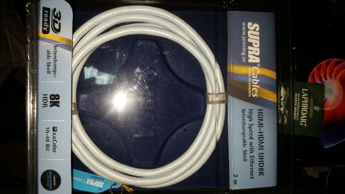 Кабель 4K/8K Supra HDMI-HDMI 2.1 UHD8K (1m)