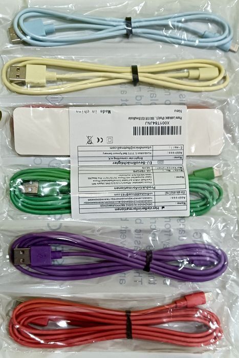 набір із 6 кабелів для iPhone