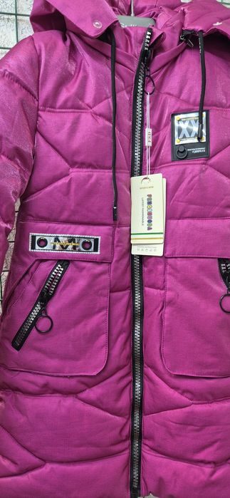 Тёплая куртка на девочку