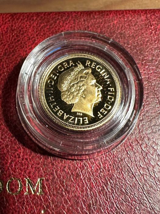 Moeda ouro Proof Half Sovereign 2000 UK