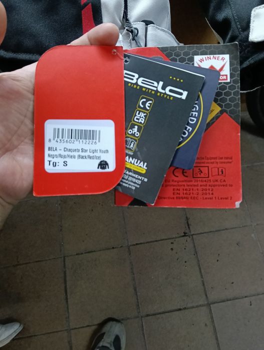 Casaco motard junior S (novo)