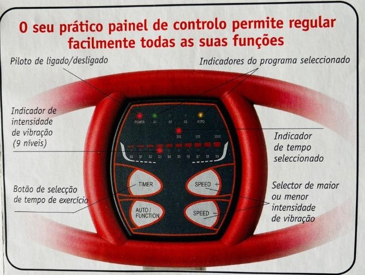 Plataforma plataforma vibratória Vibro Form Total como nova