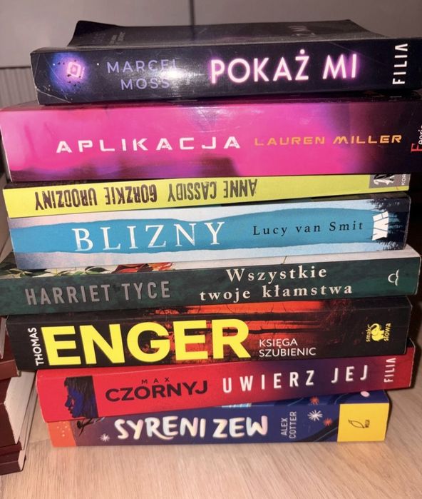 Duży zestaw  książek, kryminały,thrillery