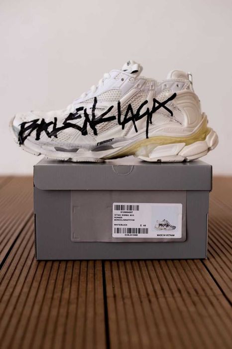 Мужские кроссовки Balenciaga Runner Graffiti Premium. Размеры 41-46