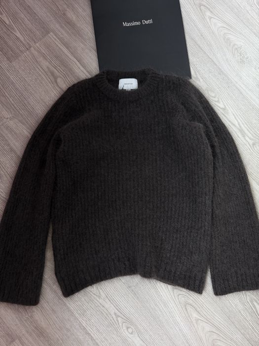 Джемпер шоколад H&M premium wool/mohair