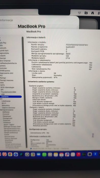 MacBook PRO M4 Pro , 14 Core, 48 GB RAM, 2 TB NVME, jak nowy, 14"