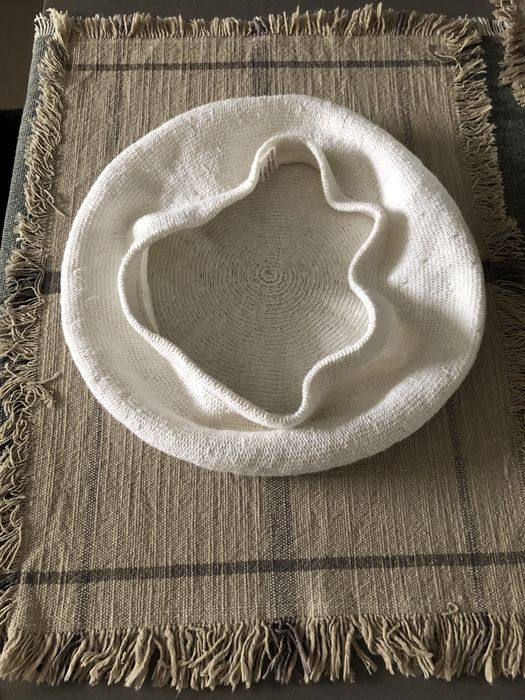 Beret damski, biały