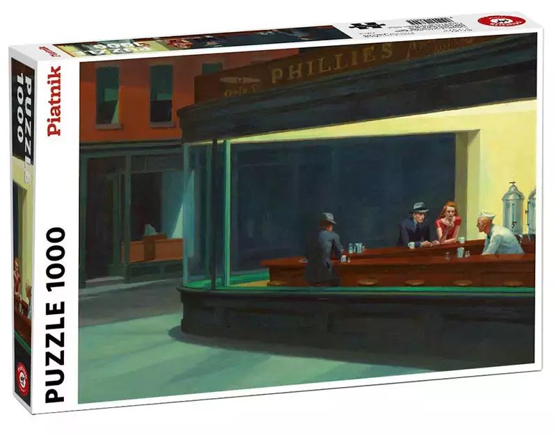Puzzle 1000 Hopper Nighthawks. Piatnik