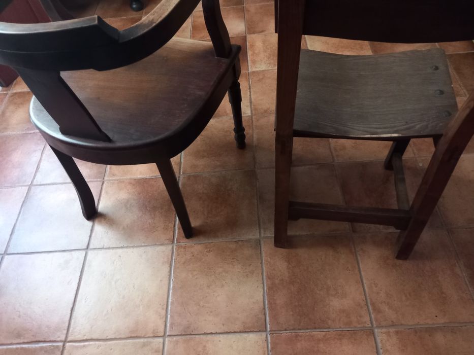 Cadeiras de escritório em madeira