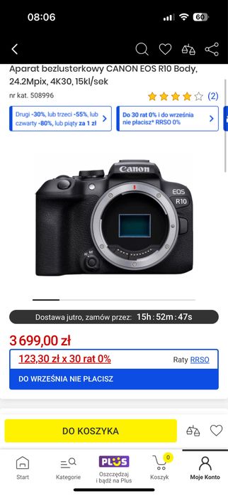 Sparat canon EOS R10