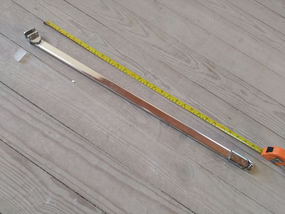 Haste de segurar vidro de chuveiro