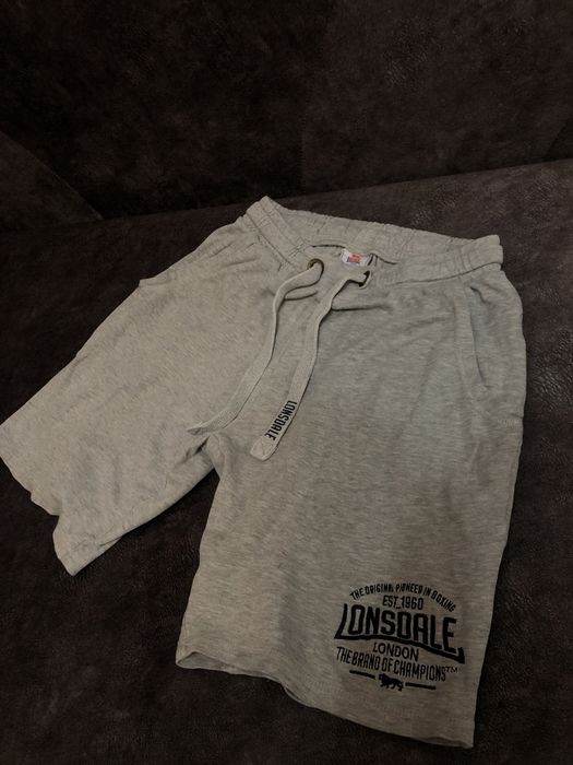 ШОРТИ LONSDALE оригінал сірого кольору