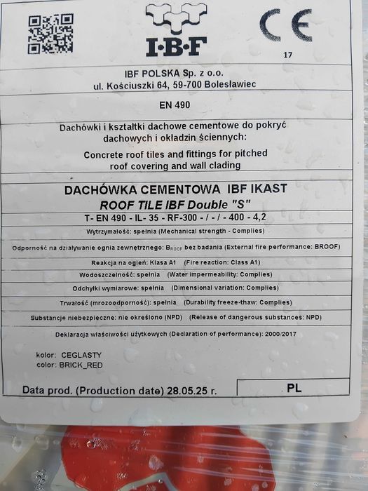 Dachówka cementowa