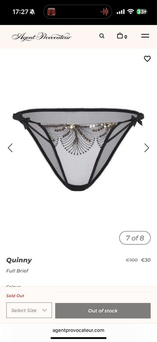 〈Kinu3〉ギイ・ブルタン＆Agent Provocateur セット Quinny agent provocateur з коробкою: 1 000 грн. - Трусы Киев на Olx