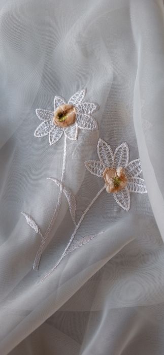 firana woal ecru 220x235 cm