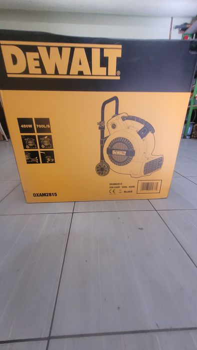 Dmuchawa elektryczna DeWalt DXAM2815 NOWA | 450W | osuszacz | wentylator przemysłowy