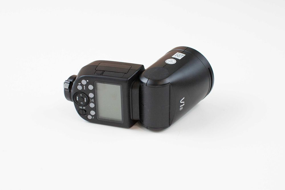 Flash Godox V1-S (para Sony) - Cabeça Redonda com Carregador e Acessórios