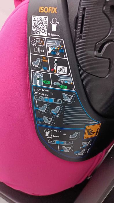 Fotelik samochodowy Maxi-Cosi Axissfix jak nowy ISOFIX, do 19kg