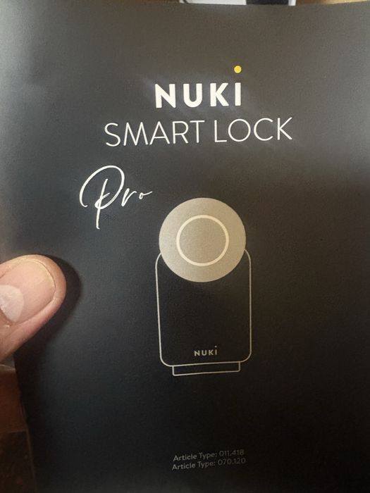Смарт замок двірний Nuki smart lock pro