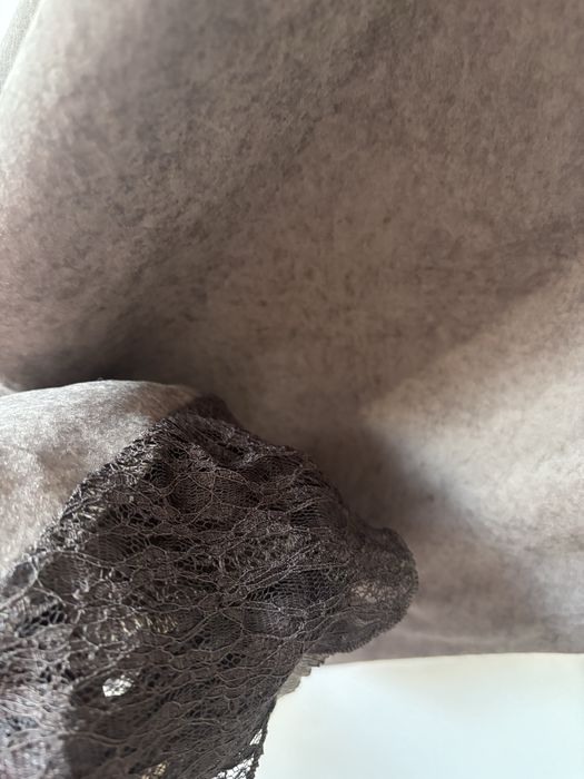 by o la la sukienka halka z koronką brąz M 38/40 new %%%