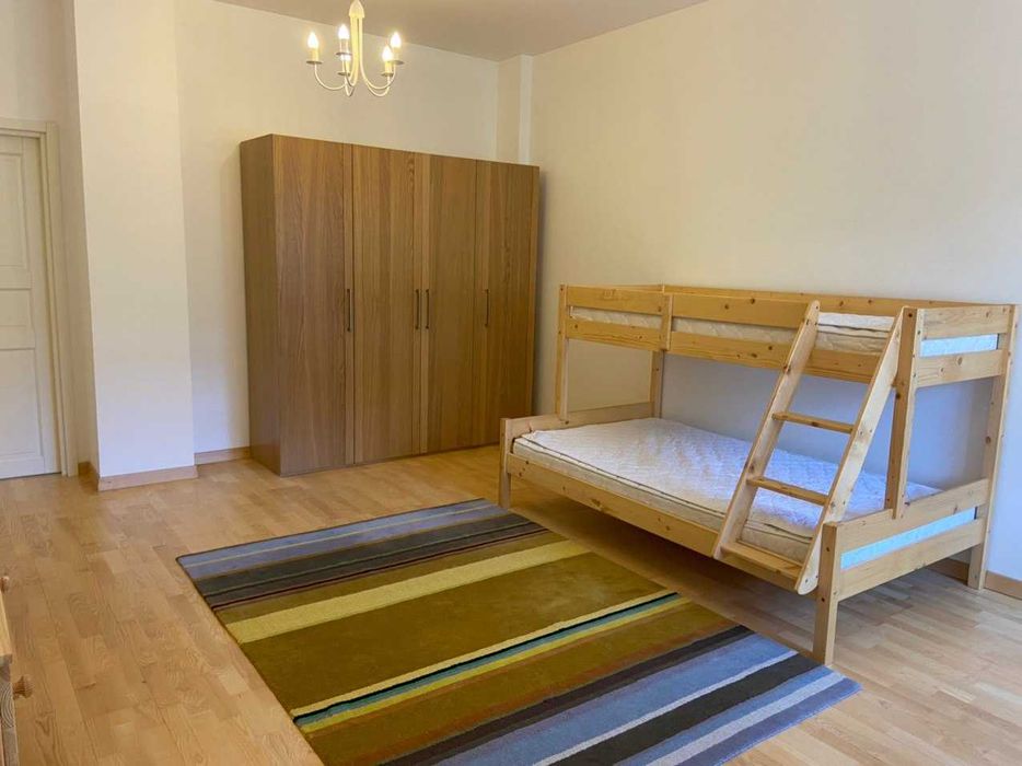 Ліжко +2 матраци, дитяче двоярусне з масиву сосни 120*200см і 80*200см