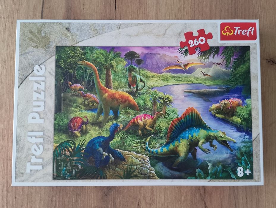 Puzzle TREFL 260 elementów, dinozaury