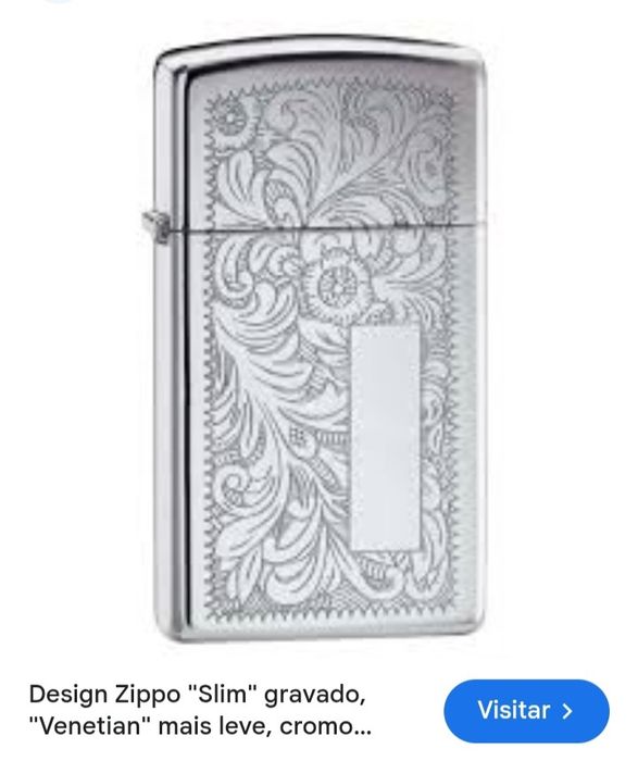 Isqueiro zippo gasolina