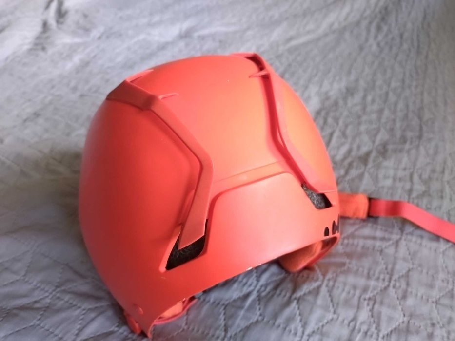 Kask narciarski dla dzieci wedze pomarańczowy