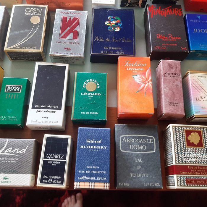 Miniaturas de Perfumes Antigos