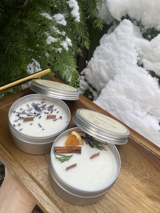 Аромасвічка соєва ручна робота