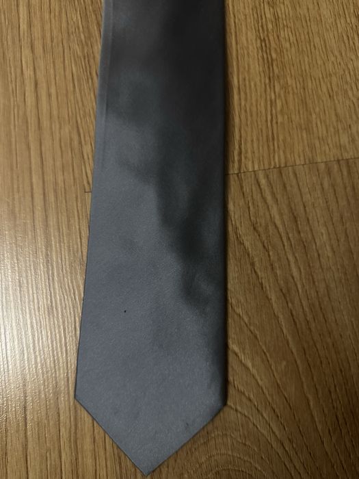 Krawat męski szary 100% jedwab Cedarwood State