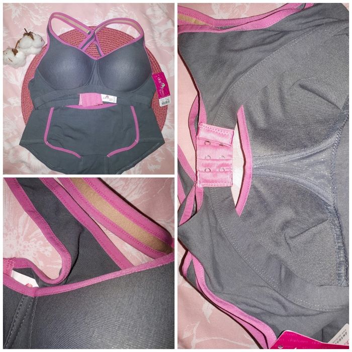 Новый Комплект лиф шорты топ спорт и на каж/день 75 В S р 36 или 42