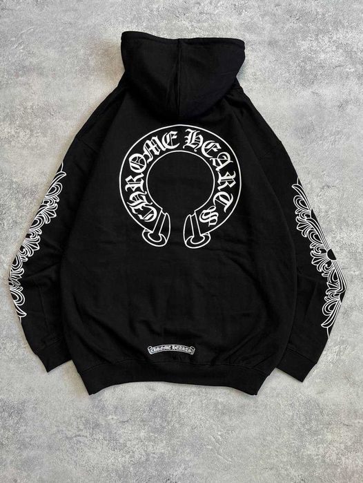 Оверсайз Зіп-Худі Chrome Hearts | Кофта Хром Хартс (Хром Хардс)