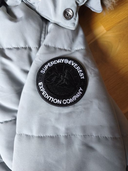 Ciepła kurtka zimowa Superdry Everest Bomber r. M/L (UK 12)