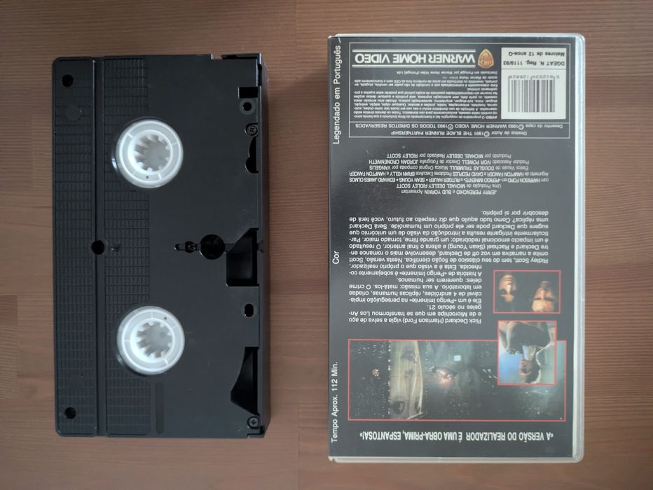 VHS " Blade Runner " Edição Integral de Realizador 1982 (Opt. Estado)