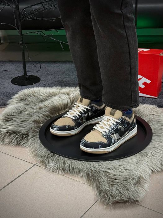 ТОП! Кросівки Кросівки Nike SB Dunk Low x Travis Scott 41 42 43 44 45
