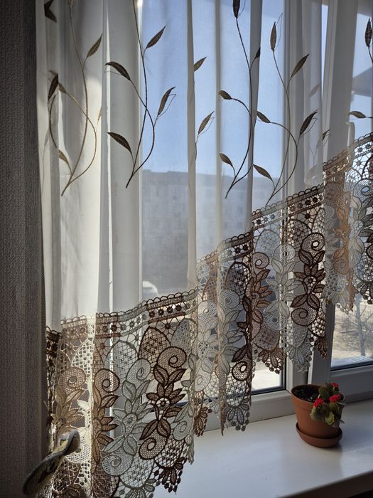 Симпатичний тюль на кухню