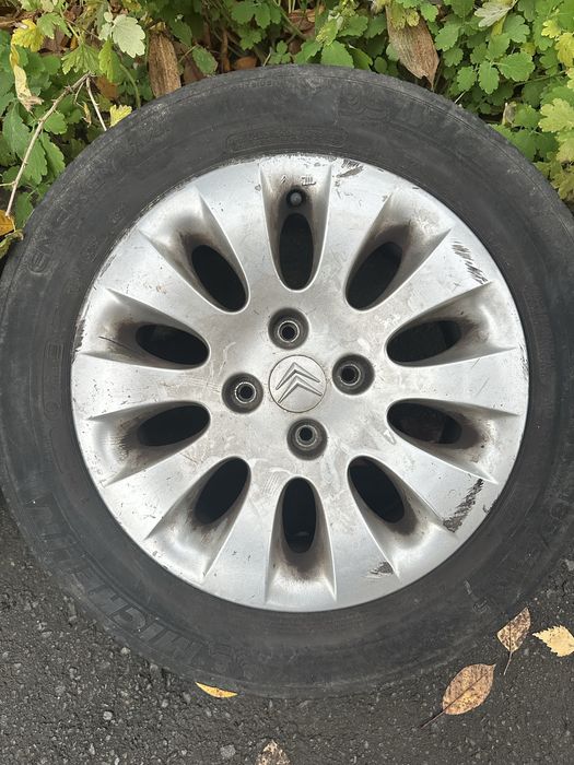 Літні шини Michelin + диски на Citroën 185/65/r15 88H