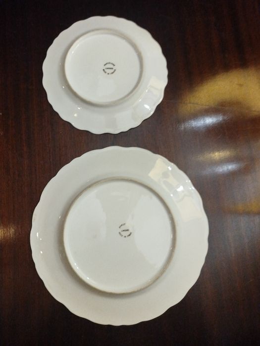 Conjunto 2 pratos Porcelana de Limoges