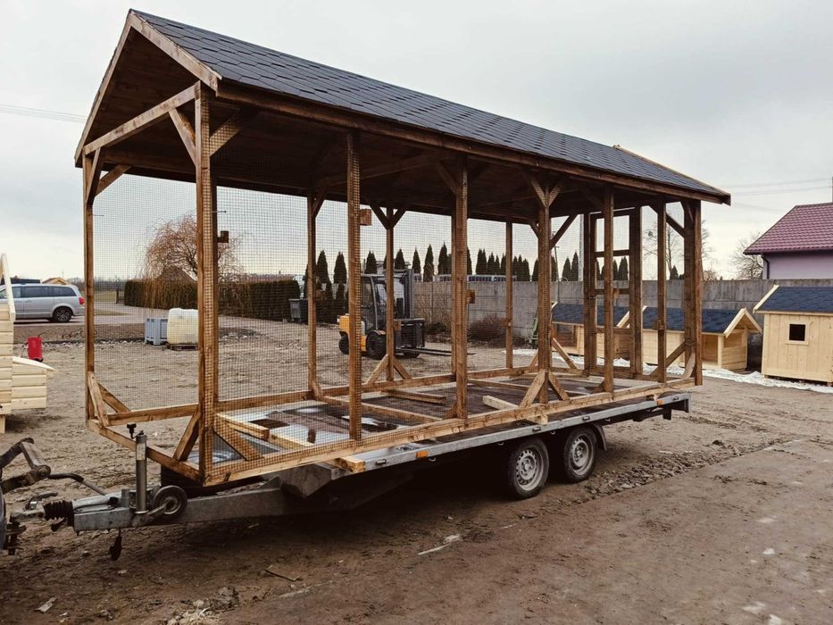 Kurnik dla kur 200x150x210h + woliera 200x500 od PRODUCENTA!!!