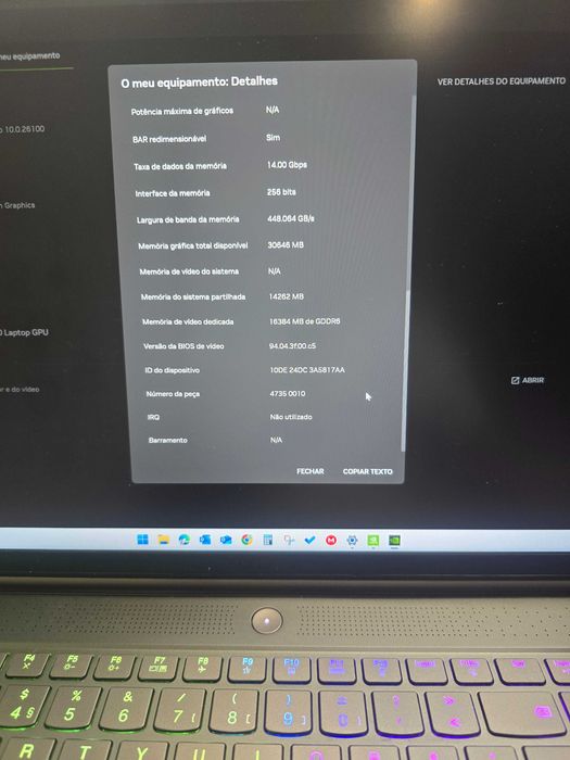 LENOVO Legion 7 Ryzen 9 - RTX 3080 - RAM: 32 GB - 1 TB SSD - 16''