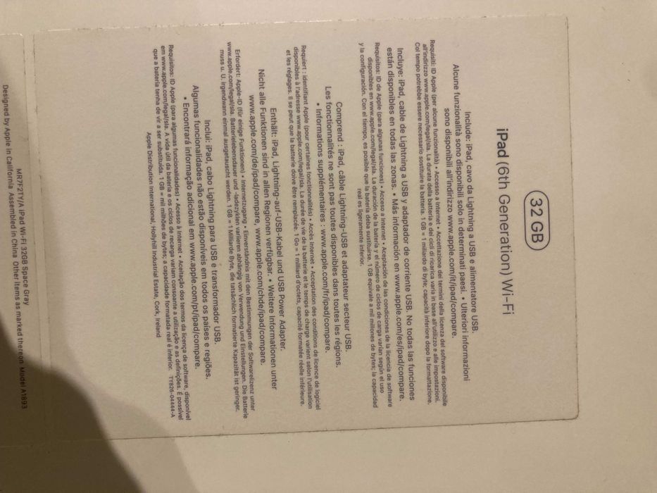 iPad 6ª Geração 32GB - Excelente Estado